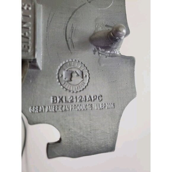 San Francisco Giants Belt Buckle SF Orange Pewter MLB New Old Stock Official '06 - Picture 5 of 7